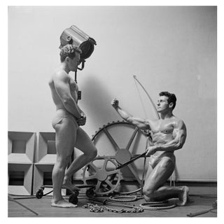 'Muscle Men' Unframed Archival Pigment Print For Sale