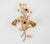 Spectacular and Exceptionally Charming 1960s Italian Florentine Style Gilt Metal 2-Light Floral Wall Sconce. Masterfully...