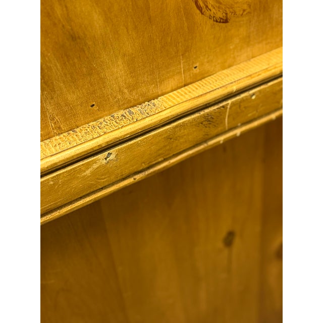 Brown Rustic Scrubbed Pine Farmhouse Chest of Drawers For Sale - Image 8 of 12