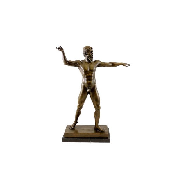 This sculpture depicts Zeus, the ruler of Olympus, in a position of command. This work captures the god of the sky and...