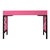 Wood Chippendale Writing Desk - Pink For Sale - Image 7 of 9