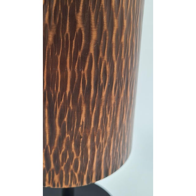 Brutalist Vase, Copper, Black Steel, Germany, 1960s. For Sale - Image 6 of 7