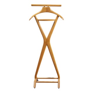 Light Wood Clothes Rack by Reguitti Brothers For Sale