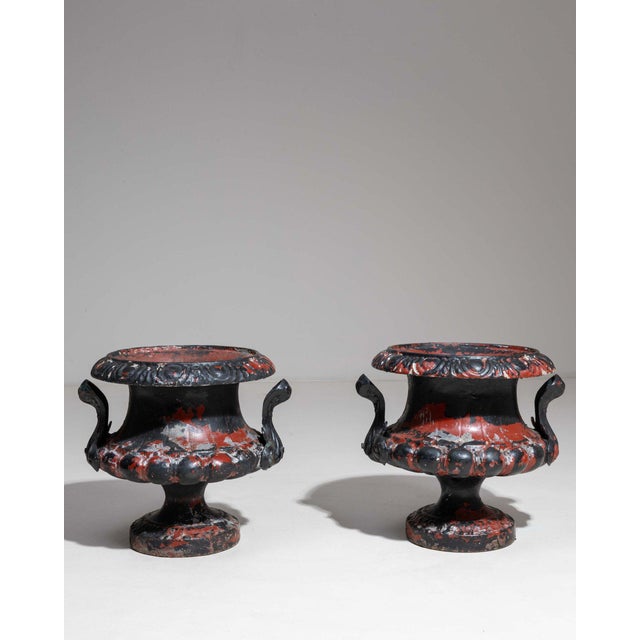 19th Century France Black Iron Planter For Sale In Greensboro - Image 6 of 8