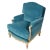 French Pair of Vintage Jansen Newly Upholstered Velvet Chairs For Sale - Image 3 of 3