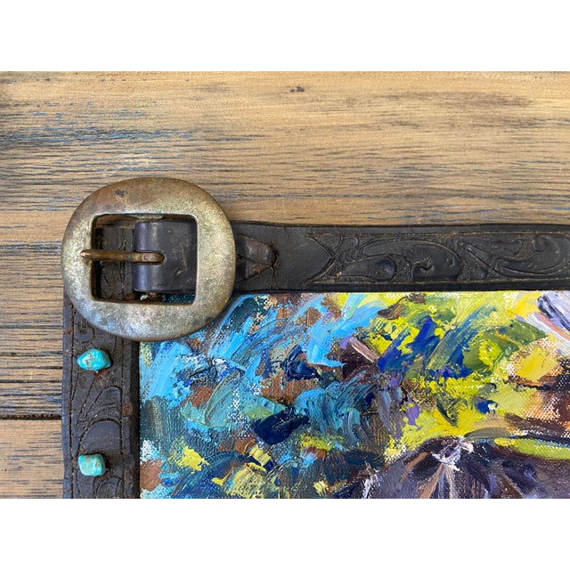 "16 Hands" ~ Lorie Batson, Original Oil Painting, an Amish Horse Patiently Waits Before a Day's Work Begins. For Sale - Image 10 of 14