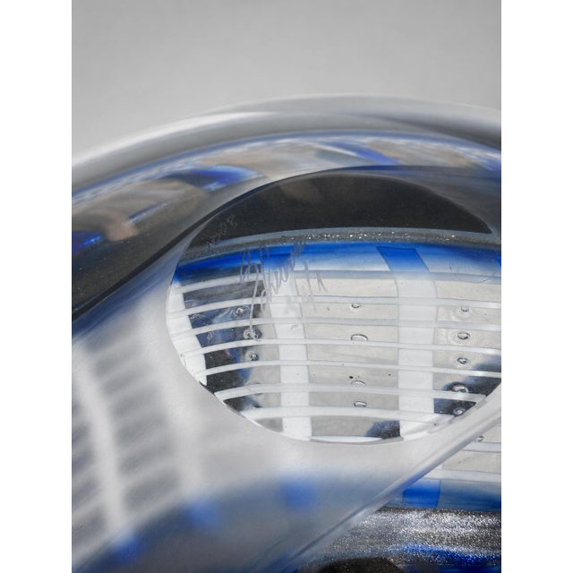 Massimiliano Schiavon 1 of 1, Massimiliano Schiavon Highly Sculpted & Layered Murano Art Glass C. 2008 For Sale - Image 4 of 13