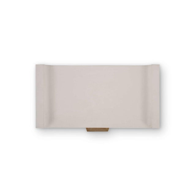 Not Yet Made - Made To Order Pair of Linen Wrapped Modern Scandinavian Nightstands For Sale - Image 5 of 8