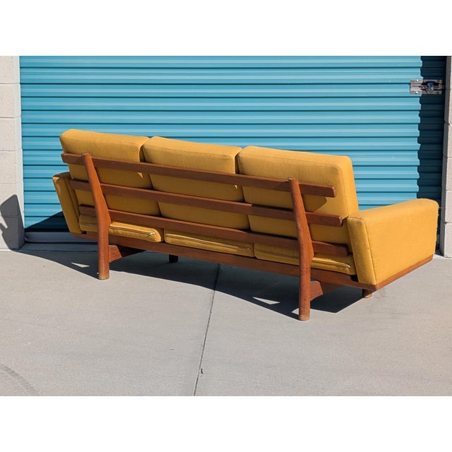 Mid Century Modern Sofa by Hans Wegner Ge-236 for Getama, Denmark, C1960s For Sale - Image 14 of 18
