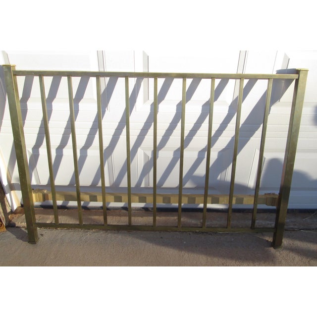 Victorian Full Size Brass Bed For Sale - Image 6 of 18