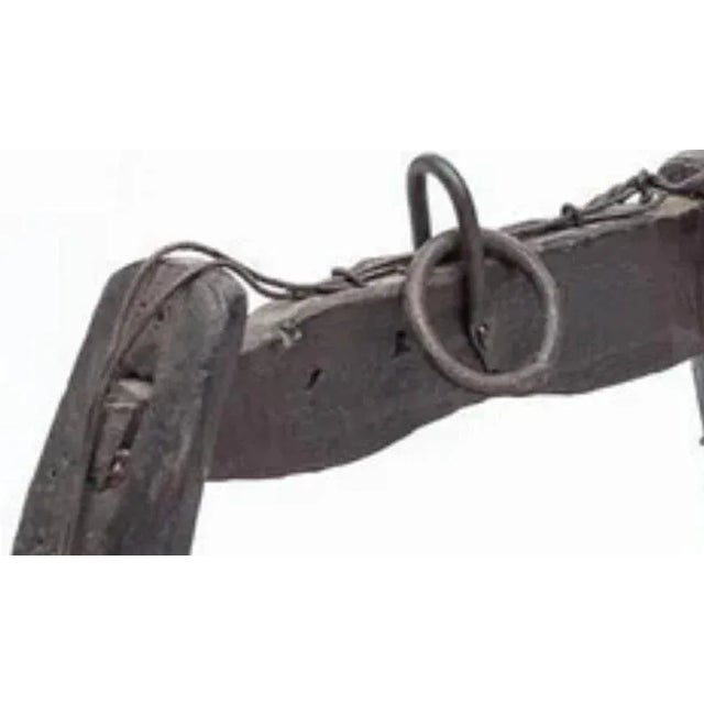 Rustic 19th Century Rustic Iron Bound Wooden Well Water Bucket For Sale - Image 3 of 6