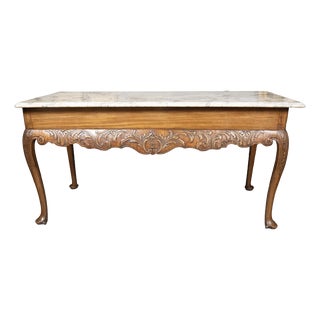 Irish Georgian Mahogany Console Table For Sale