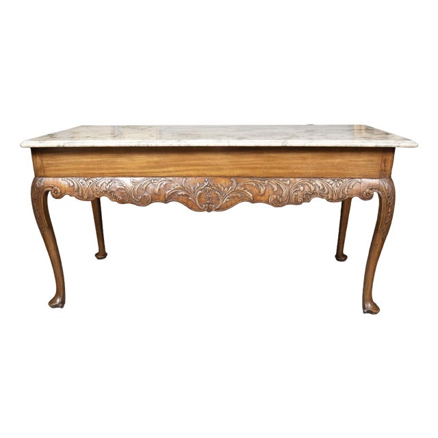 Irish Georgian Mahogany Console Table For Sale