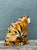 Wood Vintage Italian Glazed Ceramic Tiger For Sale - Image 7 of 12