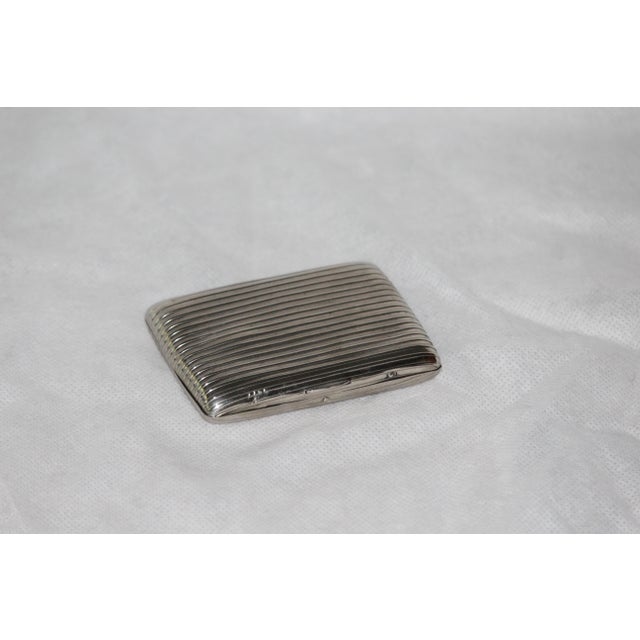 Silver Cigarette Case, 1970s For Sale - Image 9 of 10