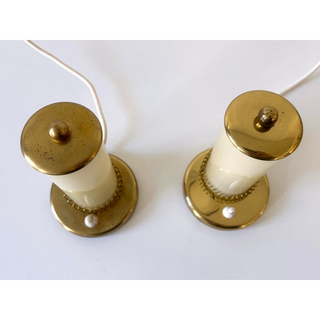 Mid-Century Modern Bedside Table Lamps, Germany, 1950s, Set of 2 For Sale - Image 12 of 18