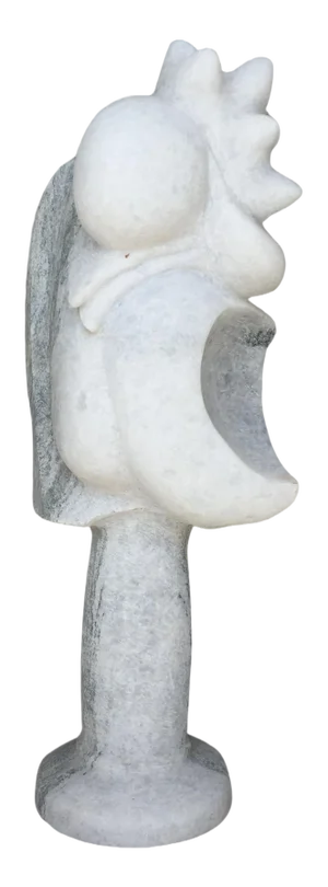 Hand Carved Marble Sculpture by Tom Von Kaenel