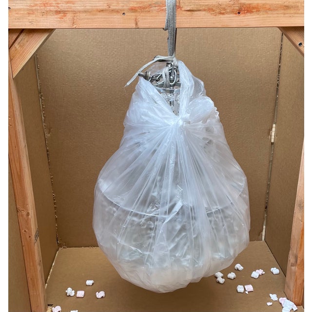 Statement Chandelier Mid Century Crystal Massive Multi Tiered For Sale - Image 4 of 5