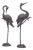 Unknown, Cranes, Sweden, 1970s, Patinated Bronze, Set of 2 For Sale
