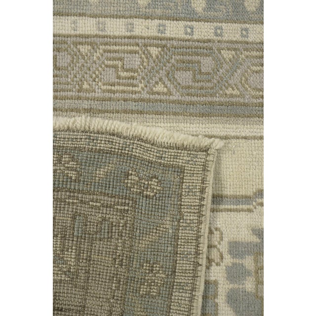 Vintage Circa 1940 Turkish Oushak Tash Rug 6' X 10'5 For Sale - Image 9 of 10