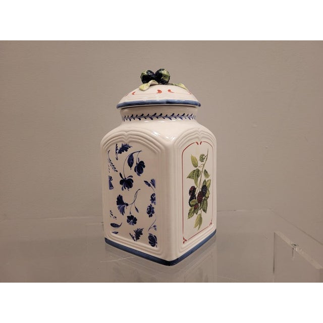Ceramic Hermetic Jar from Villeroy & Boch, Germany For Sale - Image 7 of 14