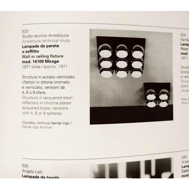 The wall light is the mod.14109,Mirage,published on Arredoluce general catalogue, n.523 (photo attached). The base is in...