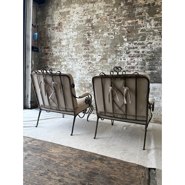 1960s Pair of Outdoor Patio Chairs For Sale - Image 9 of 17