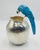 1960s Los Fajardo Silver-Plated Pitcher With Blue Stone Inlaid Parrot Handle, Mexico For Sale In Los Angeles - Image 6 of 17