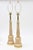 Offering to you is a stunning vintage obscure and rare pair of French Maison Bagues tall table lamps fully restored. They...
