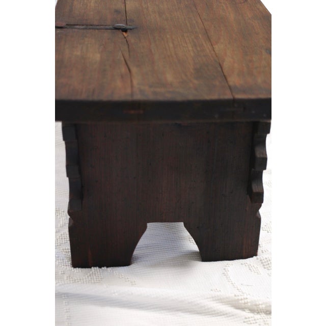 1960s Mid-Century Mexican Storage Bench or Trunk With Carved Animals For Sale - Image 12 of 18
