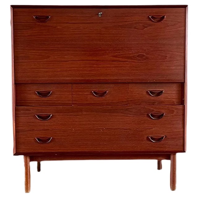 Teak Sideboard by Peter Hvidt & Orla Mølgaard-Nielsen for Søborg Møbelfabrik, 1950s For Sale