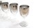 Vintage Silver Fade 1970 Dorothy Thorpe Style Ombre Metallic Color Wine Glass Stemware- Set of 6 For Sale - Image 11 of 12