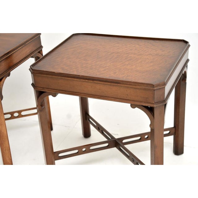 Antique Georgian Side Tables, 1930s, Set of 2 For Sale - Image 10 of 11
