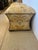 Brass Lexington Upholstered Stools/Ottomans With Nailheads -a Pair For Sale - Image 8 of 13