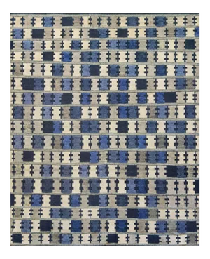 Mansour Modern Swedish Style Handwoven Wool Flatweave Rug