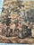 Antique French Aubusson Jacquard Tapestry Village, 1970s For Sale - Image 4 of 18