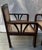 1930s 1930s Pair of Deco Period British Colonial Hand Caned Teak Club Chairs For Sale - Image 5 of 7