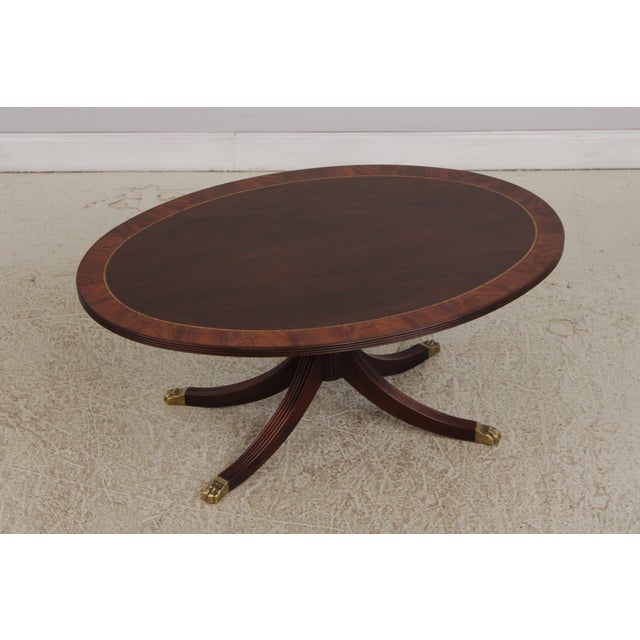 Age: C.2002 Details: Finish Number 29 Brass Capped Paw Feet Mahogany High Quality Construction Nice Inlay Work Throughout...
