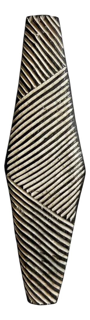 Zulu Vintage Elongated Shield Wall Art