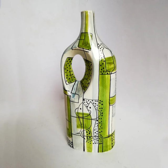 Mid-Century Italian Ceramic Vase by Cesare Sartori For Sale - Image 10 of 12
