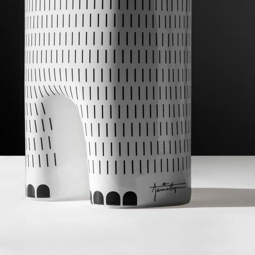 Ceramic White Glazed Happy Susto Vase from Jaime Hayon For Sale - Image 7 of 10