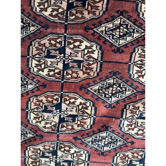 Nice Antique Turkmen Bokhara Rug, 1890s For Sale - Image 9 of 18