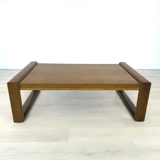Gunlocke Large Dutch Brutalist Coffee Table, 1970s For Sale - Image 4 of 12