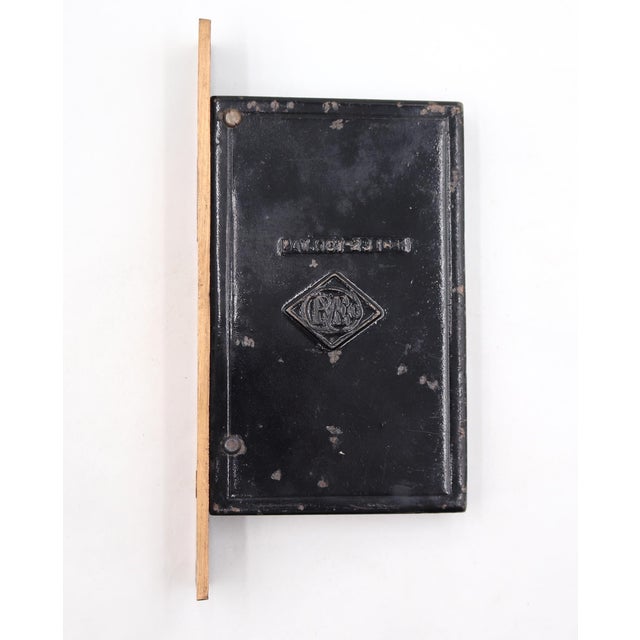 Pair of Antique Aesthetic Russell & Erwin Brass Pocket Door Locks For Sale - Image 9 of 12