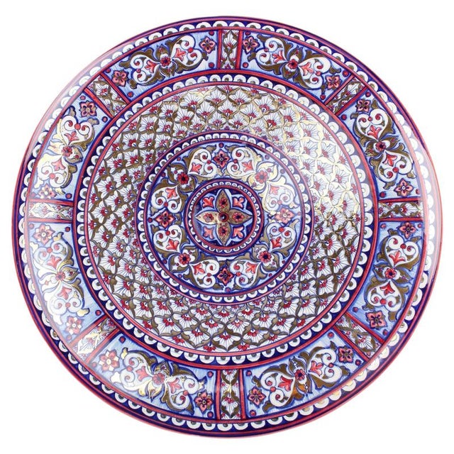 Deruta Gold Luster Moorish Gold Plate by Deblona For Sale - Image 13 of 13