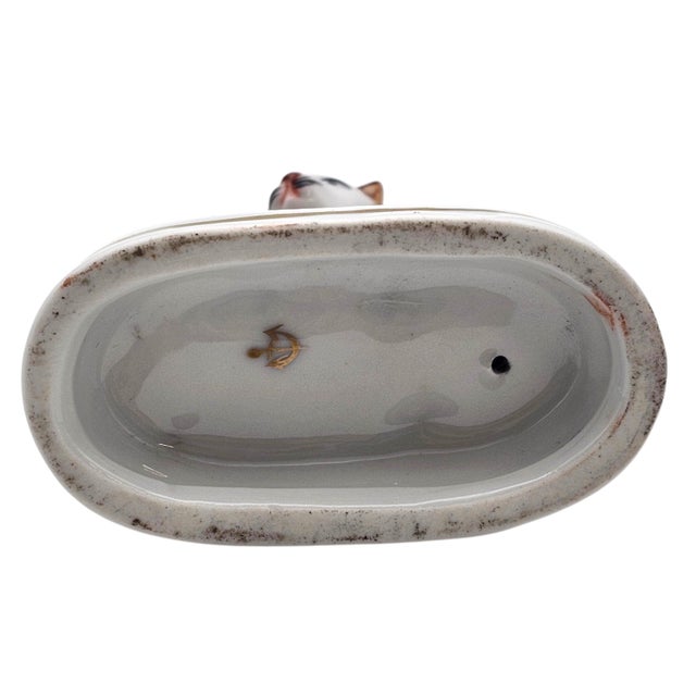 Samson Paris Chelsea-Style Porcelain Cat Family Figurine For Sale - Image 13 of 13