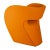 Textile Orange Little Albert Armchair by Ron Arad for Moroso For Sale - Image 7 of 10