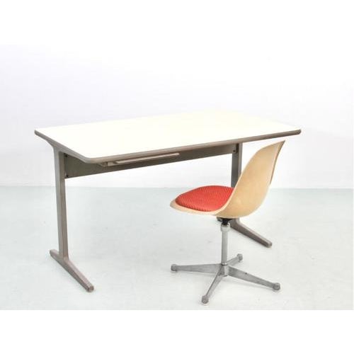 Small desk from the "action office" series by george nelson for herman miller, distributed by mobilier international in...