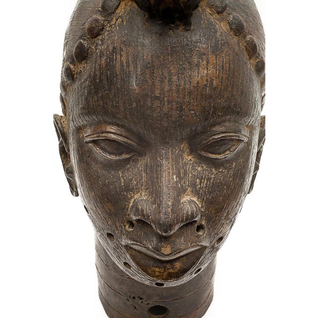 Oni Ifé Head, 20th Century, Bronze For Sale - Image 13 of 13