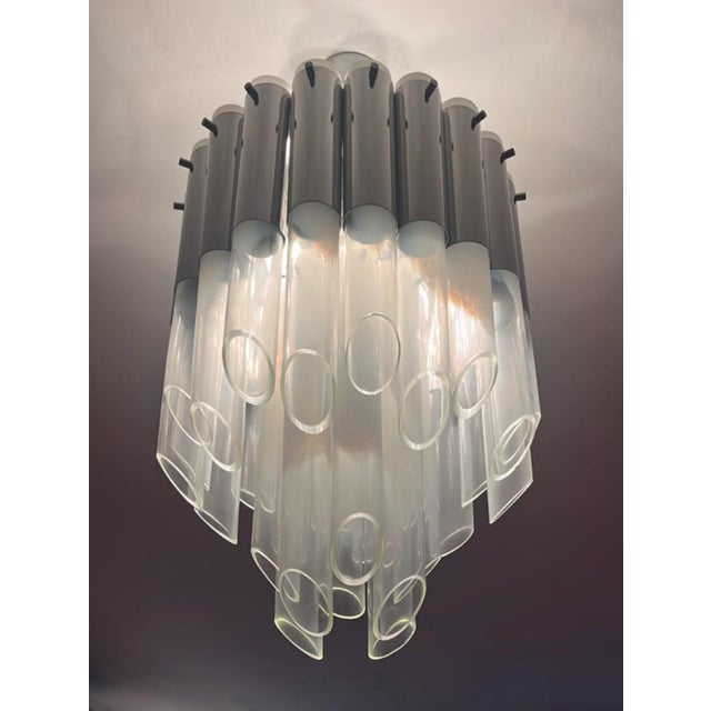 Vintage Space Age Pendant Lamp attributed to Goffredo Reggiani, 1970s, in Very Good conditions. Designed 1970 to 1979 This...